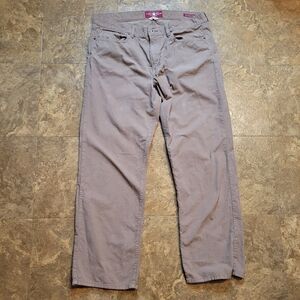 Lucky Brand 361 Vintage Straight Corduroy Pants Mens 38x32 *37x31* Beige Y2K